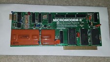 VINTAGE MICROMODEM II 2 DC HAYES BOARD INTERFACE CARD APPLE II GUARANTEED #175 picture