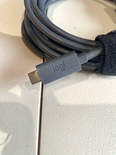 Logi Gray USB-C to USB-A Cable, USB Type C Male to USB-A Male Round picture