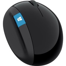 Microsoft Sculpt Ergonomic Mouse L6V-00001 Black USB Optical for PC Laptop picture