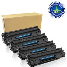 4PK CF283X 83X Compatible Toner Cartridge For HP LaserJet M126nw M128fn M128fw picture