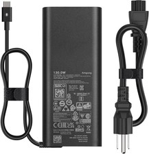 130W USB-C Charger Compatible with Dell XPS Precision | 20V 6.5A Type-C T70-04 picture