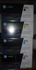 Set of 4- HP 507A Black Cyan Magenta Yellow Toner Set CE400A-CE403A -NEW picture