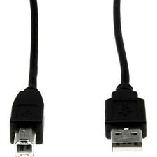 Rocstor Y10C116B1 6ft USB 2.0 Cable Type A M-F Black picture