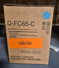 Genuine Toshiba D-FC65-C Developer CYAN 6LJ10690200 picture