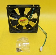 NEW REXFLO Dual Ball Bearing Black 120mm 4-pin PWM 12V Gaming PC Fan picture