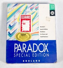 Borland Paradox 1.0 DOS Special Edition NEW NOS ST533B09 picture