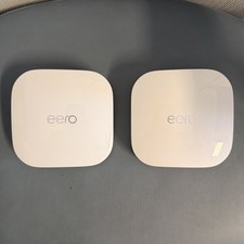 2x eero Pro 6E S010001 Mesh WiFi Routers Bundle - Routers Only picture