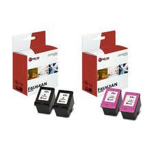 4Pk LTS 63XL F6U64AN F6U63AN HY Compatible for HP Deskjet 1112 2130 3630 Ink picture
