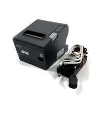 Epson TM-T88V M244A POS Receipt Printer Serial w/ AC & I/O Cover picture