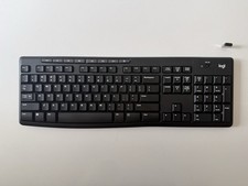 Logitech K270 Wireless Keyboard w/ USB Receiver Dongle - Works Great picture