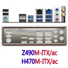 1Pcs For ASRock Z490M-ITX/ac, H470M-ITX/ac I/O Shield BackPlate Blende Bracket picture