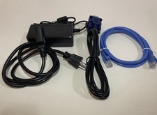 Set of VGA Cable, Power Adapter, Ethernet Cable & Power Cord For TouchScreen Mtr picture