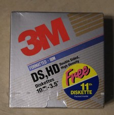 3M IBM Formatted High Density Double Sided 3.5