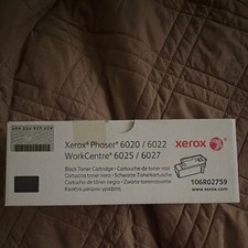 Xerox Black Genuine Toner Cartridge 106R02759 for Phaser 6020/6022 picture