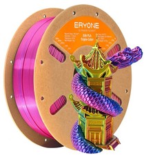 ERYONE Silk Tri Color PLA Filament Pla-1kg, Triple Red Yellow Blue picture