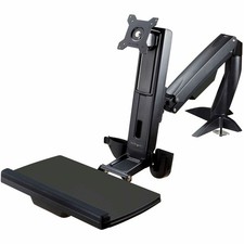 StarTech Sit Stand Monitor Arm, Desk Mount Sit-Stand Workstation up to 27in VESA picture
