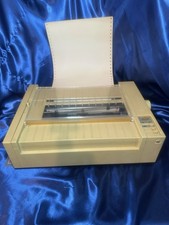 Vintage Apple ImageWriter I Printer A9M0303 Powers On w/ Cables Tractor Paper picture