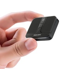Ultra-Small, Ultra-Thin, Quiet, Rechargeable Bluetooth Mouse, Gunmetal, 400-MAWB picture