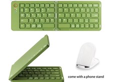 I98i Folding wirless keyboard with phone holder & Charger #269 picture