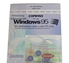 Compaq Windows 95 – Brand New, Factory Sealed with CD picture