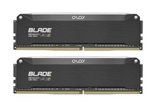 OLOy DDR4 RAM 16GB (2x8GB) Black Hairline Blade RGB (8GBx2), picture