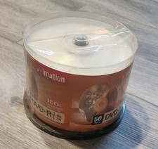 Imation DVD-R, 8X 4.7GB, 50 Pack Spindle Blank Media Recordable Disks BRAND NEW picture