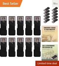 PNY 16GB Attaché 3 USB 2.0 Flash Drive, Black (Pack of 10) picture
