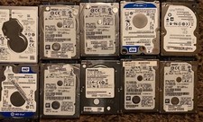 Lot of  10 mixed brand SATA 2.5