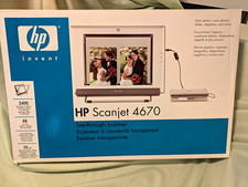 HP Scanjet 4670 See-Through Flatbed Scanner 2400dpi 48-bit USB Q3120A NOS picture