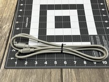 Apple 590-0552-A 8 Pin Printer Cable 6.5' Grey Vintage picture