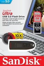 SanDisk 256GB Ultra USB 3.0 100MB/s Thumb Pen Flash Pen Drive SDCZ48-256G-U46 picture