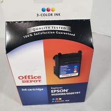 OFFICE DEPOT INK CARTRIDGE  3-COLOR INK REPLACES EPSON S020089/S020191 picture