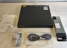 CISCO WS-C3650-48FS-E CATALYST 3650 48 PORT POE 4X1G UPLINK IP ETHERNET SWITCH picture
