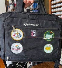 TaylorMade Black Padded Nylon Laptop Briefcase Bag Fits 15 in Laptop picture