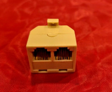 Suttle 2-Way Duplex Telephone Line Splitter Adapter 267A4 UL Listed picture