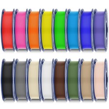 SUNLU PLA+2.0 3D Printer Filament, Multicolor Bundle, 16 Colors picture
