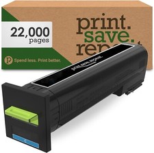 FOR Lexmark 72K1XC0 Cyan Extra High Yield Rmnfctrd Toner Cartridge FOR CS8 picture