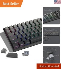 XVX PBT Keycaps - Side Printed Keycaps 60 65 75 100 Percent, Double Shot Shin... picture