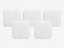 Cisco Aironet Wireless Access Point AP Lot of 5 Pack, White picture