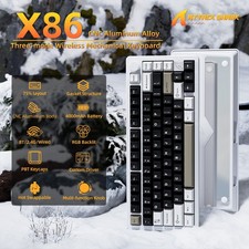 75% CNC Aluminum Mechanical Keyboard Tri-Mode Hot-Swappable RGB Gaming Keyboard picture