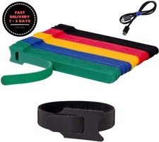 100 bridas reutilizables de 6 pulgadas para cables, organizadores de cables picture