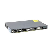 Cisco WS-C2960X-48TD-L 68-100466-02 48-Port RJ-45 2x 10GbE SFP+ Managed Switch picture