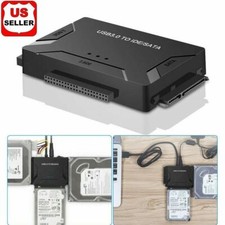 USB 3.0 to IDE & SATA Converter External Hard Drive Adapter Kit 2.5