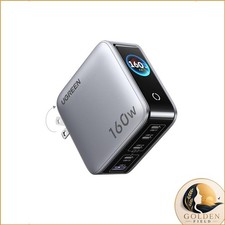 UGREEN Nexode Pro 160W GaN 5-Port USB C Charger Smart Display for MacBook picture