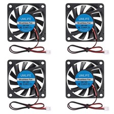 UMLIFE 4-Pack 60mm x x 10mm 6010 12V Brushless DC Cooling Fan 6010 picture