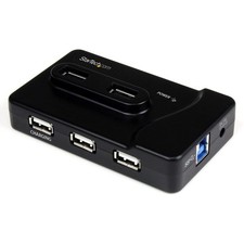 StarTech 6 Port USB 3.0 / USB 2.0 Combo Hub with 2A Charging Port - 2x USB 3.0 & picture