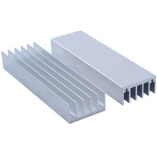 10pcs 100x30x15mm IC heat sink aluminum fin LED power transistor TO-126/-220/CPU picture
