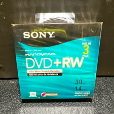 Sony Handycam DVD+RW 1.4GB 30min 2x Rewritable 3 Pack 3DPW30R2HC picture
