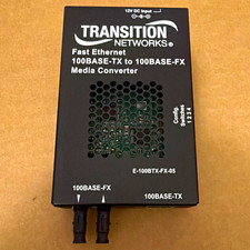 Transition Networks E-100BTX-FX-05 Fast Ethernet Media Converter 100BASE-TX/FX picture