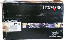 Lexmark C792A4KG Black Print Cartridge New Sealed With Open Rough Box picture